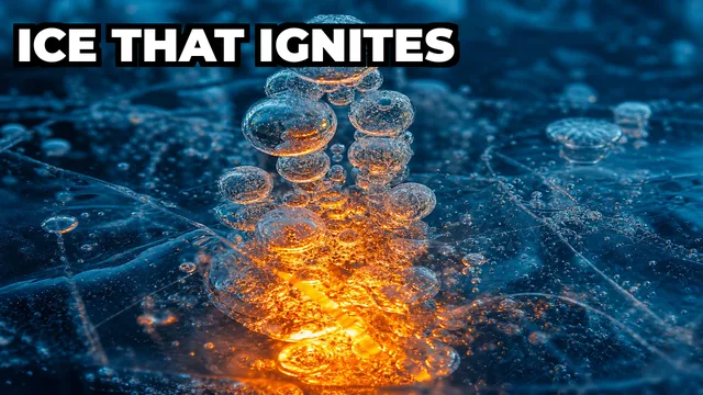Why Does Abraham Lake in Canada Have Flammable Bubbles Trapped Under the Ice?