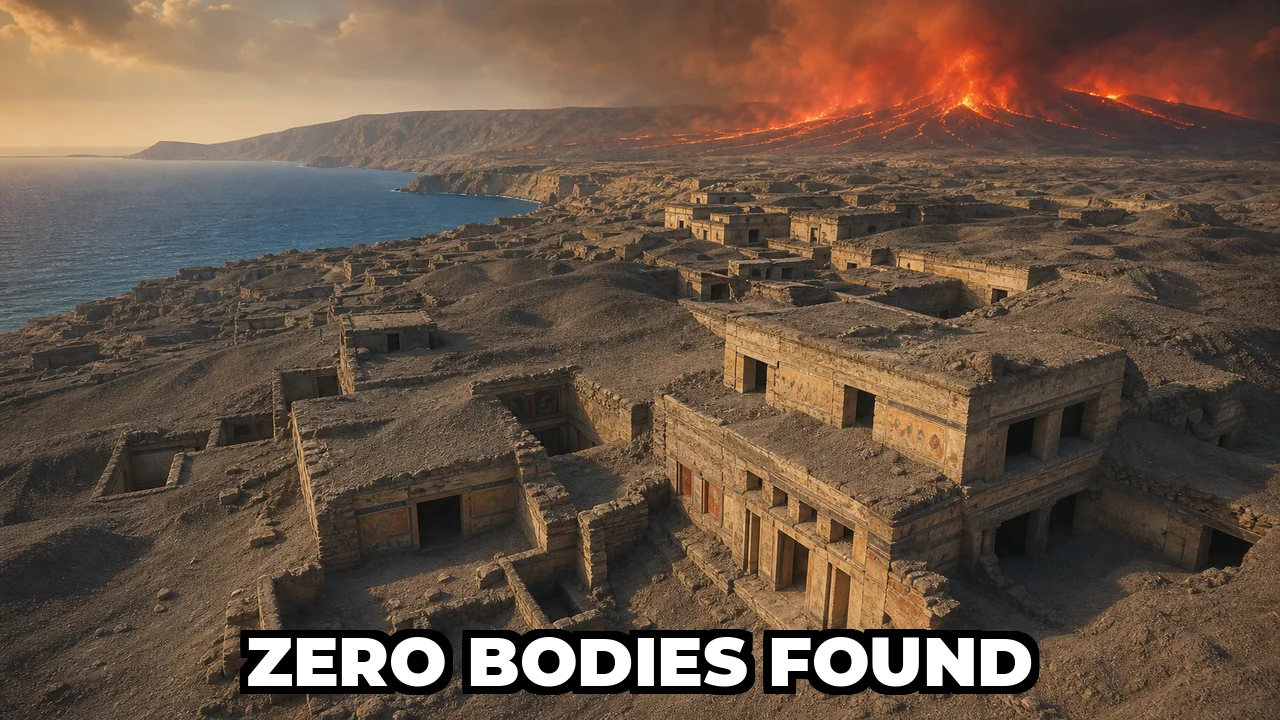 What Ancient City Was Buried by Volcanic Ash But Had No Bodies?