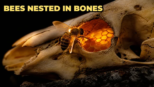 Did Ancient Bees Really Build Nests Inside Animal Bones?