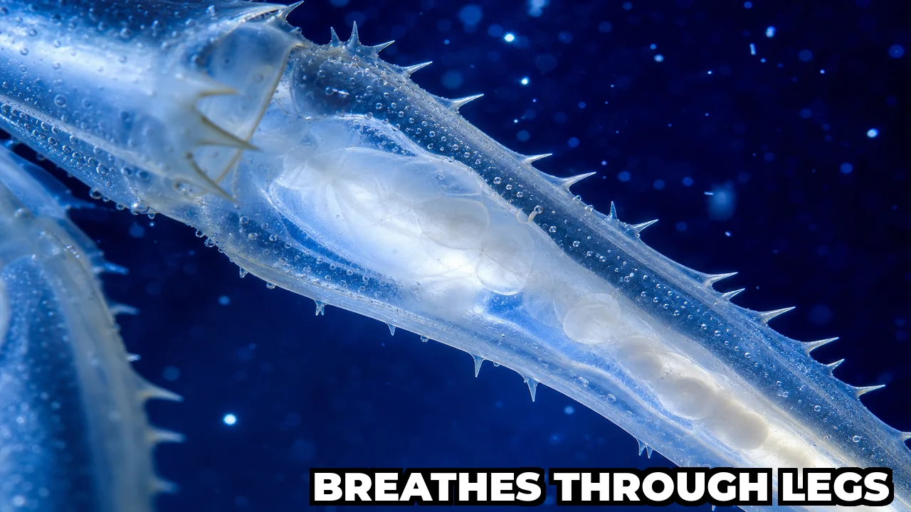 How Does the Antarctic Sea Spider Breathe Through Its Legs?