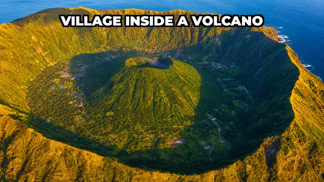 What Is the Village Built Inside an Active Volcano in Japan?
