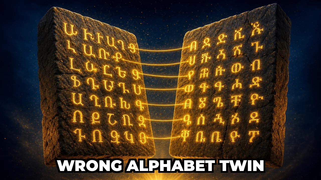 Why Does the Armenian Alphabet Look More Like Ethiopian Geez Than Greek?