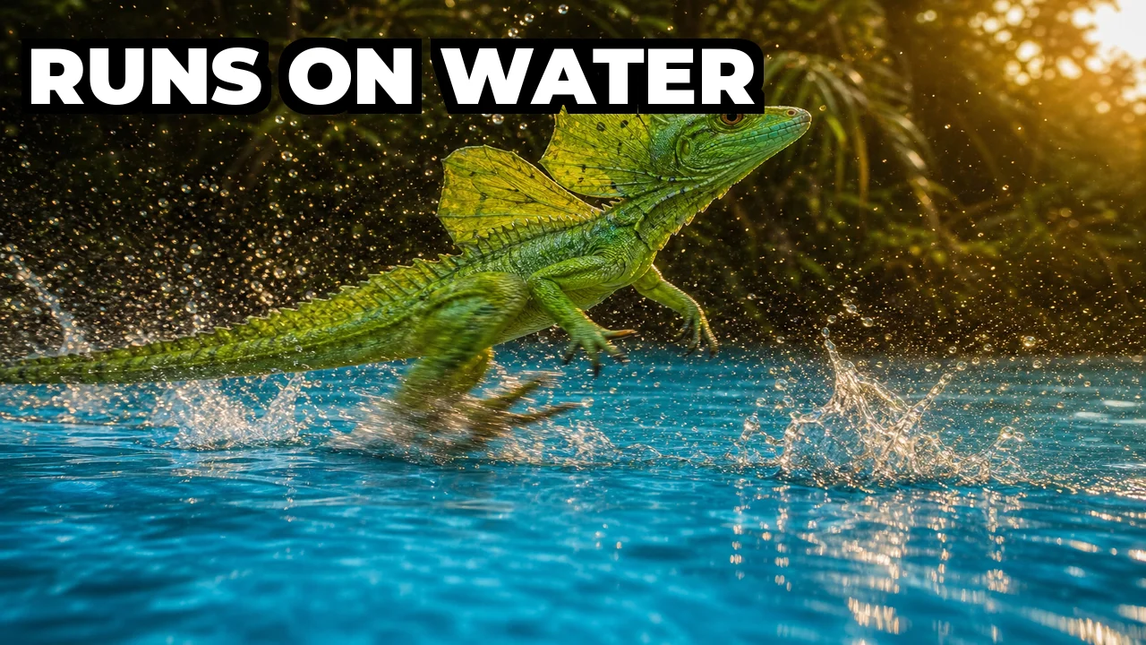 How Do Basilisk Lizards Run on Water?