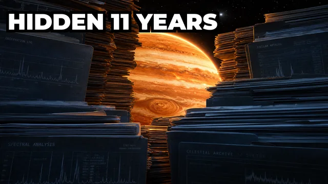 How Was a Hidden Planet Found in Eleven-Year-Old Telescope Data?