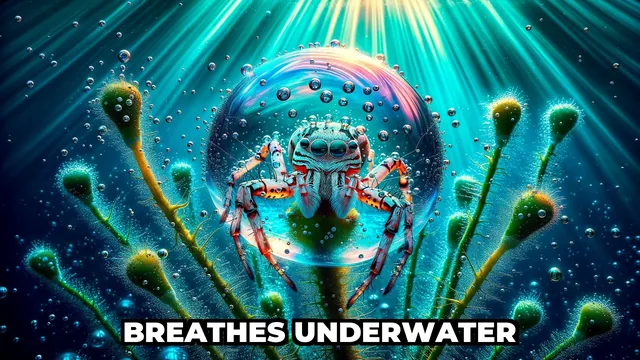 How Long Can Diving Bell Spiders Hold Their Breath Underwater?