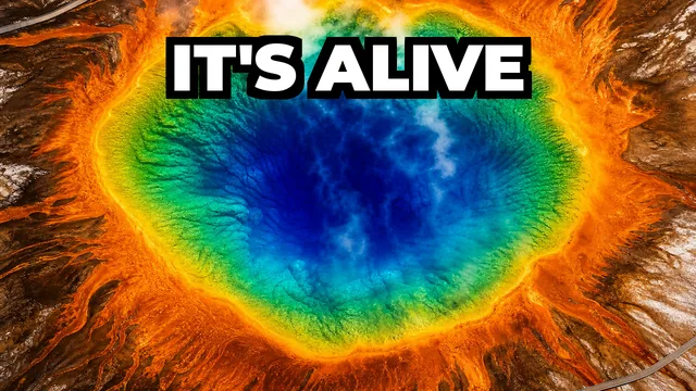 Why Does Grand Prismatic Spring Glow With Rainbow Colors?