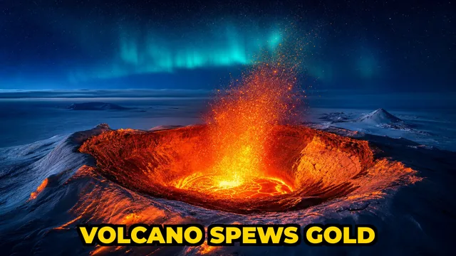 Does Mount Erebus Really Spray Gold Dust Into the Air Every Day?