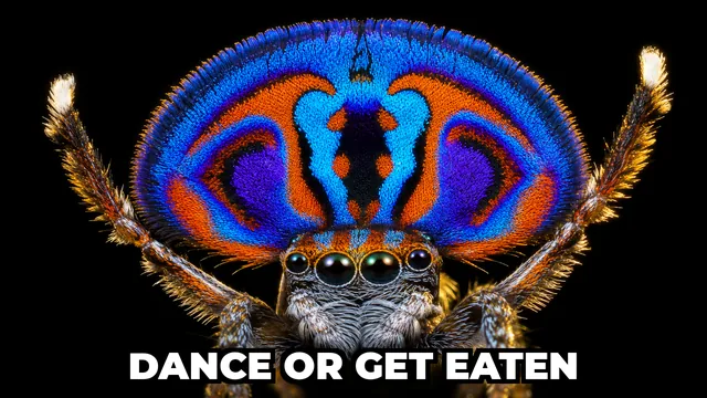 Why Do Peacock Spiders Dance in Rainbow Colors?