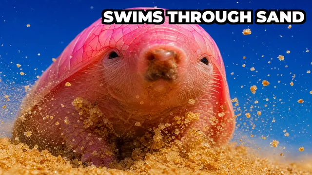 What Is the Pink Fairy Armadillo and Why Does It Swim Through Sand?