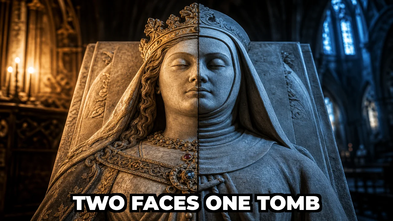 Why Does Queen Elisenda's Tomb at Pedralbes Have Two Different Faces?
