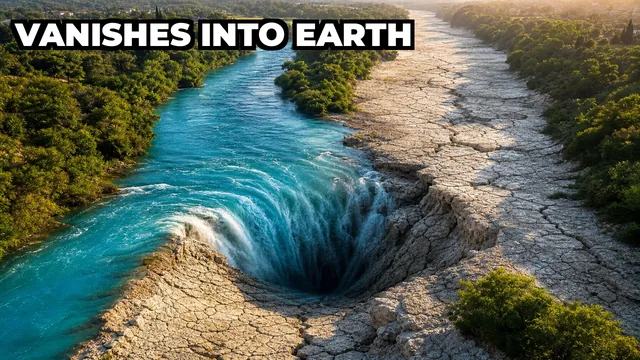 Which Rivers Disappear Underground and Flow to a Different Sea?