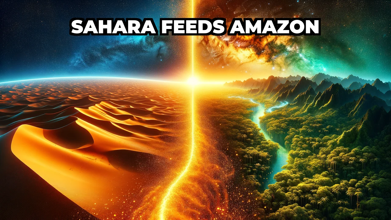 How Does the Sahara Desert Keep the Amazon Rainforest Alive?