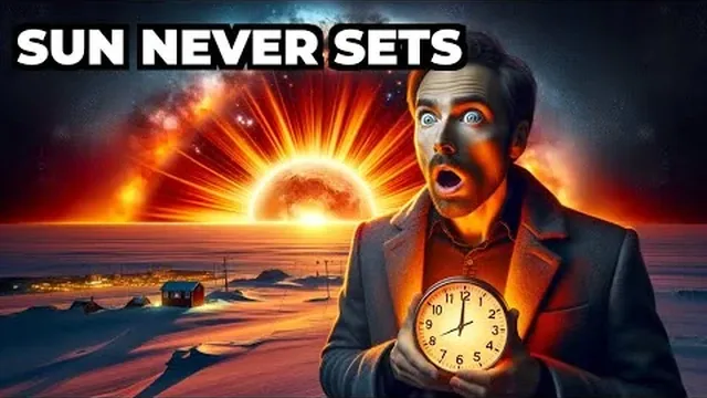 Which Town Has 82 Days of Continuous Sunlight Without Any Sunset?